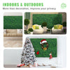 VEVOR 12PCS 24\"x16\" Grass Wall Panels for 32 SQ Feet, Boxwood Hedge Wall Panels, Artificial Grass Backdrop Wall 1.6\", Privacy Hedge Screen UV Protected for Outdoor Indoor Garden Fence Backyard