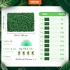VEVOR 12PCS 24\"x16\" Grass Wall Panels for 32 SQ Feet, Boxwood Hedge Wall Panels, Artificial Grass Backdrop Wall 1.6\", Privacy Hedge Screen UV Protected for Outdoor Indoor Garden Fence Backyard