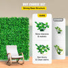 VEVOR Artificial Boxwood Panel UV 24pcs Boxwood Hedge Wall Panels Artificial Grass Backdrop Wall 10\" X 10\" 4 cm Green Grass Wall, Fake Hedge for Decor Privacy Fence Indoor, Outdoor Garden Backyard