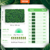 VEVOR Artificial Boxwood Panel UV 24pcs Boxwood Hedge Wall Panels Artificial Grass Backdrop Wall 24\" X 16\" 4 cm Green Grass Wall, Fake Hedge for Decor Privacy Fence Indoor, Outdoor Garden Backyard