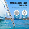 VEVOR Boat Anchor Chain, 5/16" x 10', 2373 lbs. WLL/7120 lbs. BS, Galvanized Steel Marine Grade Anchor Lead Chain with Dual Lock Ring Shackles for Boats, Deck, Fishing, Works with Different Anchors