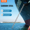 VEVOR Boat Anchor Chain, 5/16" x 20', 2373 lbs. WLL/7120 lbs. BS, Galvanized Steel Marine Grade Anchor Lead Chain with Dual Lock Ring Shackles for Boats, Deck, Fishing, Works with Different Anchors