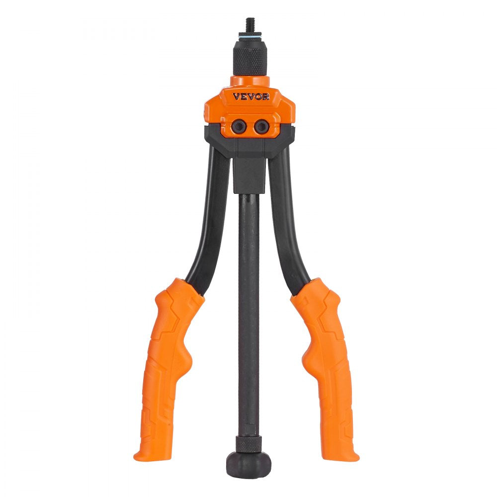 VEVOR Rivet Nut Tool, 14 in Rivnut Tool Kit with 7 PCS Metric and SAE Mandrels, 70 PCS Assorted Rivet Nuts, 10-24, 1/4-20, M6, 5/16-18, M8, 3/8-16, M10, With Rugged Carrying Case, for DIY, Repairs