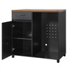 VEVOR Coffee Bar Cabinet with Mini Fridge Space, 39"W, Storage & Outlet, for Home, Kitchen, Living Room, Liquor Wine Beverage Station with Drawer, Door, Adjustable Shelf and Spacious Countertop