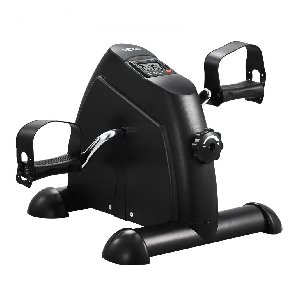 VEVOR Under Desk Bike Pedal Exerciser, Mini Exercise Bike for Arm/Leg Exercise, Multi-level Resistance Pedal Exerciser for Home Office Workout, Cycling Portable Peddler with LCD Display & Non-Slip Mat