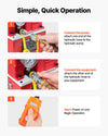 Quick operation steps for connecting hose and starting pump