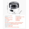 VEVOR Mini Centrifuge Machine, 3013xg RCF Electric Laboratory Centrifuge Machine with 2-in-1 Rotor for 0.2/1.5/2ml Tube Capacity, Fixed Speed 7000r/min, Low Noise, Widely Used in Various Experiments