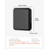 VEVOR Magnetic Voice Activated Recorder, 128GB, Digital Voice Recorder with Playback, 8730 Hours Recording Storage 100 Hours Battery Time, USB-C Audio Recorder MP3 for Lectures, Meetings, Interviews
