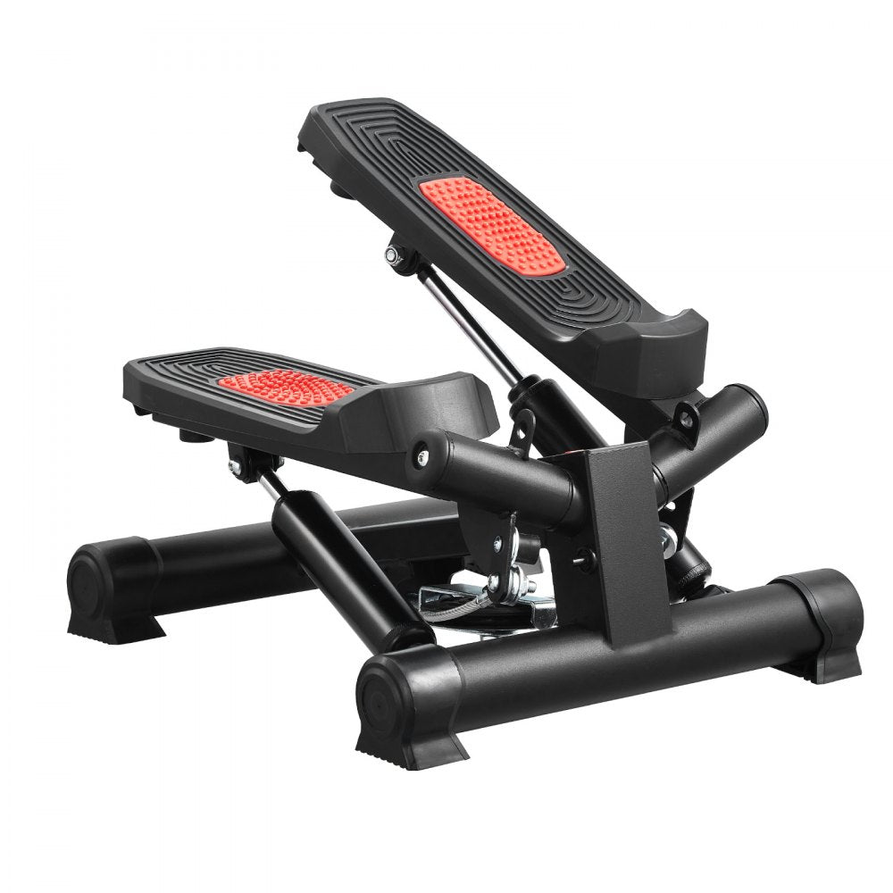 VEVOR Stair Stepper, Mini Stepper for Exercise at Home, Hydraulic Fitness Twist Stepper with Resistance Bands, Full Body Workout Cardio Equipment, Stair Climber with LCD Monitor, 330LBS Load Capacity