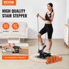 VEVOR Stair Stepper, Mini Stepper for Exercise at Home, Hydraulic Fitness Stepper with Resistance Bands, Full Body Workout Cardio Equipment, Stair Climber with LCD Monitor, 330LBS Load Capacity