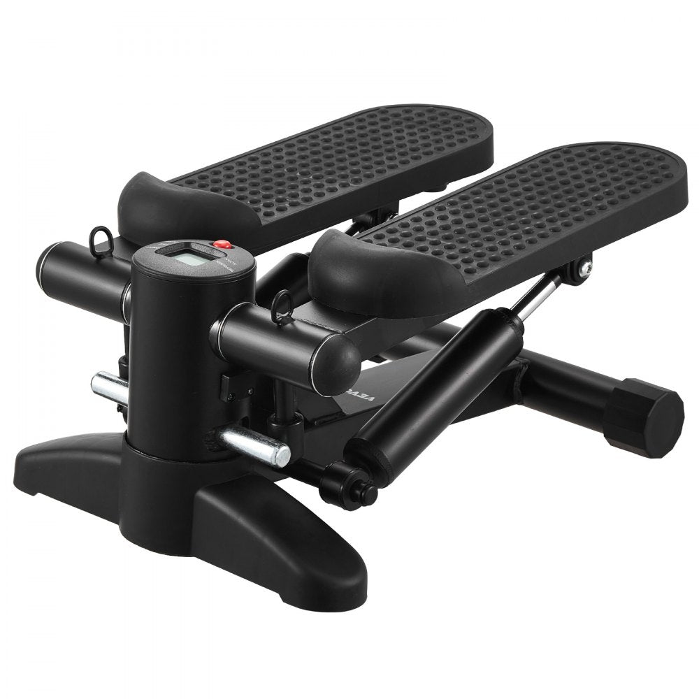 VEVOR Stair Stepper, Mini Stepper for Exercise at Home, Hydraulic Fitness Stepper with Resistance Bands, Full Body Workout Cardio Equipment, Stair Climber with LCD Monitor, 330LBS Load Capacity