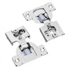 VEVOR Cabinet Hinges, 40 Packs Partial Overlay Kitchen Cabinet Door Hinges, 105 Degree Opening Angel Soft Close Concealed Cupboard Hinges for Framed Cabinet Type, with Mounting Screws