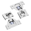 VEVOR Cabinet Hinges, 50 Packs Partial Overlay Kitchen Cabinet Door Hinges, 105 Degree Opening Angel Soft Close Concealed Cupboard Hinges for Framed Cabinet Type, with Mounting Screws