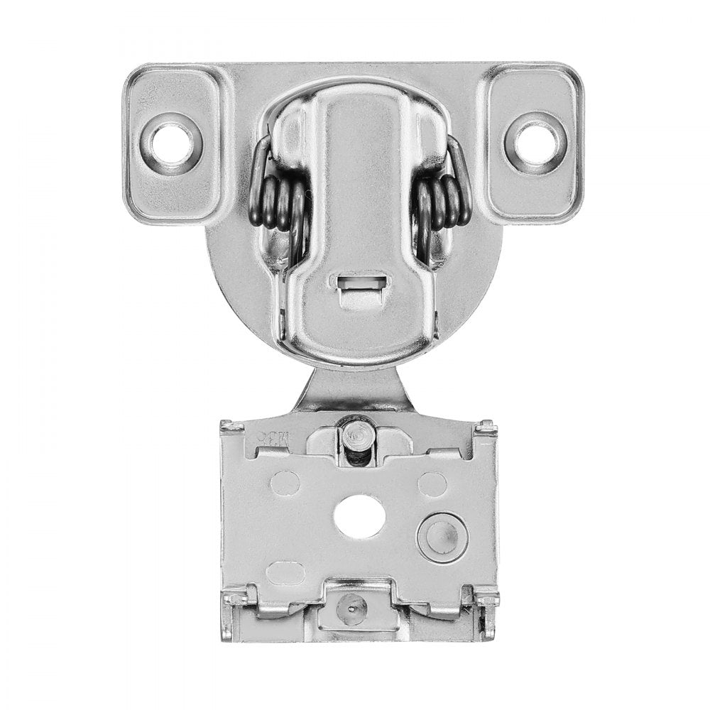 VEVOR Cabinet Hinges, 50 Packs Partial Overlay Kitchen Cabinet Door Hinges, 105 Degree Opening Angel Soft Close Concealed Cupboard Hinges for Framed Cabinet Type, with Mounting Screws