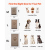 VEVOR Pet Door, Large, with Double Magnetic Flaps and Metal Frame, Strong and Weatherproof Dog Door for Interior and Exterior Doors, Easy to Install, Easy In-and-Out Access for Doggies, White