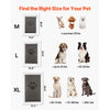 VEVOR Pet Door, X-Large, with Three Magnetic Flaps and Metal Frame, Strong and Weatherproof Dog Door for Interior and Exterior Doors, Easy to Install, Easy In-and-Out Access for Doggies, White