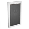 VEVOR Pet Door, X-Large, with Three Magnetic Flaps and Metal Frame, Strong and Weatherproof Dog Door for Interior and Exterior Doors, Easy to Install, Easy In-and-Out Access for Doggies, White