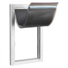 VEVOR Pet Door, X-Large, with Three Magnetic Flaps and Metal Frame, Strong and Weatherproof Dog Door for Interior and Exterior Doors, Easy to Install, Easy In-and-Out Access for Doggies, White
