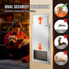 VEVOR Pet Door, 11.3" x 16.02" Aluminum Frame with Lock and Flap System, Weatherproof Doggy Door, Easy to Install in Interior or Exterior Doors, Pet Door Suitable for Cat Doggie Kitties (White-M)