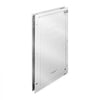 VEVOR Pet Door, 11.3" x 16.02" Aluminum Frame with Lock and Flap System, Weatherproof Doggy Door, Easy to Install in Interior or Exterior Doors, Pet Door Suitable for Cat Doggie Kitties (White-M)