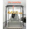 VEVOR Adjustable Gantry Crane, 4400 lbs Capacity, Portable Shop Lift Hoist with 98.8" to 146.1" Height Adjustable, Locking Wheels, Steel Construction, for Factory, Warehouse, Auto Repair, Frame Only
