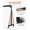 VEVOR Adjustable Gantry Crane, 4400 lbs Capacity, Portable Shop Lift Hoist with 98.8" to 146.1" Height Adjustable, Locking Wheels, Steel Construction, for Factory, Warehouse, Auto Repair, Frame Only