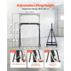 VEVOR Adjustable Gantry Crane, 4400 lbs Capacity, Portable Shop Lift Hoist with 98.8" to 146.1" Height Adjustable, Locking Wheels, Steel Construction, for Factory, Warehouse, Auto Repair, Frame Only