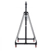 VEVOR Adjustable Gantry Crane, 2200 lbs Capacity, Portable Shop Lift Hoist with 95.7" to 142.9" Height Adjustable, Locking Wheels, Steel Construction, for Factory, Warehouse, Auto Repair, Frame Only