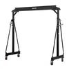 VEVOR Adjustable Gantry Crane, 5000 lbs Capacity, Portable Shop Lift Hoist with 100.4-147.6 in Height Adjustable, Manual Trolley, Locking Wheels, Steel Construction, for Factory Warehouse Auto Repair