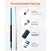 VEVOR Pool Cue, 4 Pieces Pool Stick, 58 inch Canadian Maple Wood Billiard Pools Stick with ABS Connection Ring, Cues Sticks for Professional Pool Table, Bar, Home, Office, 18 oz, 19 oz, 20 oz, 21 oz