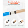 VEVOR Pool Cue, 4 Pieces Pool Stick, 58 inch Canadian Maple Wood Billiard Pools Stick with ABS Connection Ring, Cues Sticks for Professional Pool Table, Bar, Home, Office, 18 oz, 19 oz, 20 oz, 21 oz