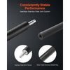 VEVOR Pool Cue, 1 Piece Pool Stick, 58 inch & 19 oz Carbon Fiber Billiard Pools Cue Stick with Bakelite Pressed Cue Tip & ABS Connection Ring, Cues Sticks for Professional Pool Table, Bar, Home,Office