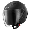 VEVOR Motorcycle Helmet, 3/4 Open Face, Adult Motocross Dirt Bike Helmet with Clear Visor, Comfortable Motorbike Racing Street with Detachable Liner for Men & Women, DOT Approved, (Matte Black, L)