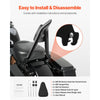 Motorcycle Backrest Sissy Bar, Compatible with Harley-Davidson Touring Models, 27-Inch Height Quick Release Detachable Passenger Backrest, Durable Metal Frame with Leather Rear Pad, Black