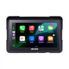 VEVOR 7 Inch Wireless Motorcycle Carplay with Apple Carplay & Android Auto, HD Touchscreen GPS Navigation System with Dual Cameras & Bluetooth, TPMS, Voice Control, 64GB Card - Fits All Motorcycles