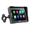 VEVOR 7 Inch Wireless Motorcycle Carplay with Apple Carplay & Android Auto, HD Touchscreen GPS Navigation System with Voice Control, Dual Bluetooth, Siri & Google Assistant, IP67 - Fit All Motorcycles