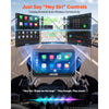 VEVOR 5 Inch Wireless Motorcycle Carplay with Apple Carplay & Android Auto, HD Touchscreen GPS Navigation System with Dual Bluetooth, Siri/Google Voice Assistant, IP67, Compatible with BMW Motorcycles