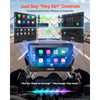 VEVOR 7 Inch Wireless Motorcycle Carplay with Apple Carplay & Android Auto, HD Touchscreen GPS Navigation System with Dual Bluetooth, Siri/Google Voice Assistant, IP67, Compatible with BMW Motorcycles