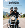 VEVOR Motorcycle Helmet, Modular, Adult Motocross Dirt Bike Helmet with Large Clear Visor, Comfortable Motorbike Racing Street with Detachable Liner for Men & Women, DOT Approved, (Matte Black, L)