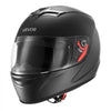 VEVOR Motorcycle Helmet, Full Face, Adult Motocross Dirt Bike Helmet with Tinted and Clear Dual Visor, Motorbike Racing Street with Detachable Liner for Men & Women, DOT Approved, (Matte Black, XL)
