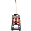 VEVOR Steel Hydraulic Motorcycle Jack Stand, 1500 LBS ATV Scissor Lift Jack, 4.7"-15" Scissor Lift Jack Stand with 4 Wheels, Hydraulic Foot-Operated Hoist Stand for Motorcycle ATV UTV Powersports