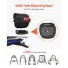 VEVOR Motorcycle Top Case, Universal Durable PP Material Motorbike Tail Box with Reflective Panel, 48L Waterproof Detachable Motorcycle Top Box with Multi-Hole Base, Fit for 99% of Motorcycle Frames
