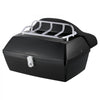 VEVOR Motorcycle Top Case, Universal Durable PP Material Motorbike Tail Box with Reflective Panel, 48L Waterproof Detachable Motorcycle Top Box with Multi-Hole Base, Fit for 99% of Motorcycle Frames