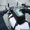 VEVOR Motorcycle Tank Bag Extra Large Black Motorbike Storage Bag Accessory, For ADV, Dual Sport, Touring & Dirt Bikes, Touchscreen Phone Map Pocket, YKK Zippers, Quick-Release Straps, with Rain Cover