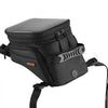 VEVOR Motorcycle Tank Bag Extra Large Black Motorbike Storage Bag Accessory, For ADV, Dual Sport, Touring & Dirt Bikes, Touchscreen Phone Map Pocket, YKK Zippers, Quick-Release Straps, with Rain Cover
