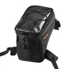 VEVOR Motorcycle Tank Bag, Small Black Motorbike Storage Bag Accessories, For ADV, Dual Sport, Touring & Dirt Bikes, Touchscreen Phone Map Pocket, YKK Zippers, Quick-Release Straps, with Rain Cover