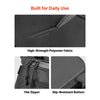 VEVOR Motorcycle Tank Bag, Medium Black Motorbike Storage Bag Accessories, For ADV, Dual Sport, Touring & Dirt Bikes, Touchscreen Phone Map Pocket, YKK Zippers, Quick-Release Straps, with Rain Cover