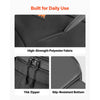 VEVOR Motorcycle Tank Bag, Large Black Motorbike Storage Bag Accessories, For ADV, Dual Sport, Touring & Dirt Bikes, Touchscreen Phone Map Pocket, YKK Zippers, Quick-Release Straps, with Rain Cover