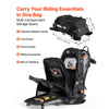 VEVOR Tank Bag, Large Black Motorcycle Storage Backpack Hydration Bladder, Universal Fits ADV, Sport, Touring, and Dirt Bikes, YKK Zippers, Multi-Pocket Compartment,Hidden Shoulder Strap, Rain Cover