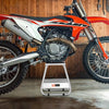 VEVOR Dirt Bike Stand, 1100 lbs Load Capacity Dirtbike Pit Stand, Universal Non-Slip Off-Road Steel Heavy Duty Dirtbike Maintenance Lift, Moto Box Stand for Motorcycle & Powersports Maintainence
